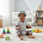Springbok Baby Toddler Head Protective Cap & Non Slip Knee Pads Set Bomb Squad - Image 10