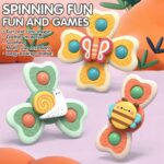 3 Suction Cup Spinner Toy For Babies & Toddlers - Image 8