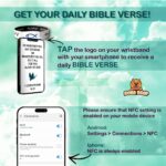 NFC Bybel Verse Bracelet for Women & Girls - Keep God Close to Your Heart - Image 4