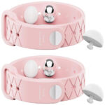 Pink Adjustable Nausea Relief Acupressure Motion Bands